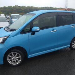 　LA100F 後期ステラカスタム　カスタムR　綺麗なブルー　平成25年の画像