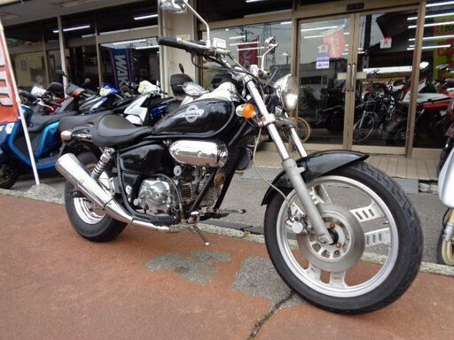 NO.4256　マグナ５０ （ＭＡＧＮＡ）　４サイクル　クラッチ付き４速ミッション　ブラック　☆彡