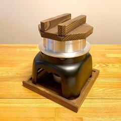 卓上炊飯釜 かまどセット 1合炊き 炊飯 白米炊き 小型釜 一人...