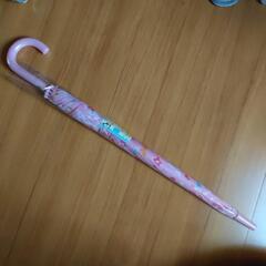 子供用 傘 55cm ピンク ジャンプ傘