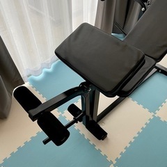 【未使用保管品‼️】ファイティングロード キングofベンチ バーベルシャフト＆クリップ付き♪ 筋トレ トレーニングの画像