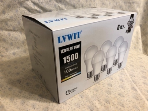 LED電球（e26w100）6個