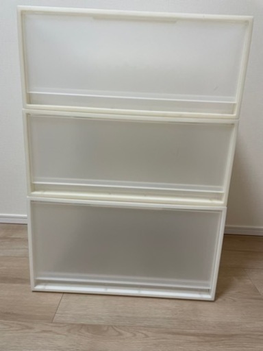 無印良品　衣装ケース　ワイド　3点セット