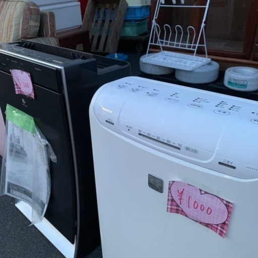 空気清浄機　フィルター交換してください　1000円均一