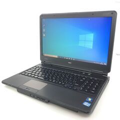 中古美品 15インチ ノートパソコン NEC VK24TL-D Wi-Fi有 第2世代 Core i5 4GB 250G DVD-ROM 無線LAN Windows10 Office済み 即使用可