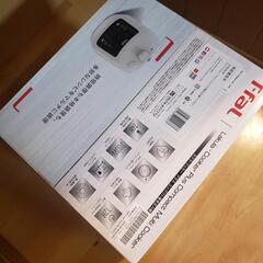 【手渡し限定】未開封T-fal 電気圧力鍋 ラクラ・クッカー プラス コンパクト アイボリー