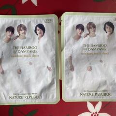 フェイスマスク ネイチャーリパブリック　2枚セット　JYJ限定パ...