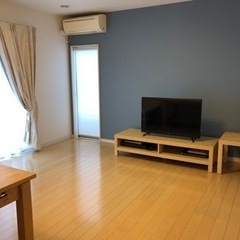 【締め切りました】IKEA TVボード　TV40型andDVDプ...