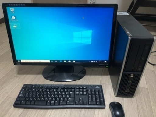 【セール‼︎】HPデスクトップ24インチモニター及びワイヤレスキーボード\u0026マウス付き【中古良品】