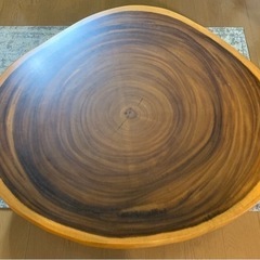 モンキーポッド　一枚板　テーブル　ジャンクの画像