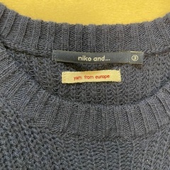 セーター　niko and … ニコアンドの画像