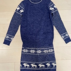 ノルディック柄　上下　セーター　スカート