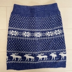 ノルディック柄　上下　セーター　スカートの画像