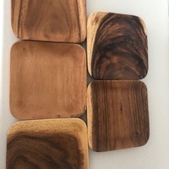 無印良品　スクエアプレート4枚セットの画像