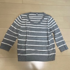 UNIQLO セーター　ボーダー　7部袖