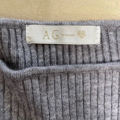 セーター　グレーの画像