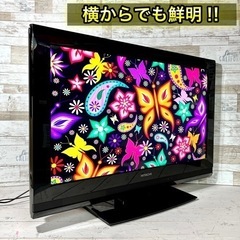【すぐ見れる‼️】HITACHI Wooo 液晶テレビ 32型✨ 配送&取付け無料🚛の画像