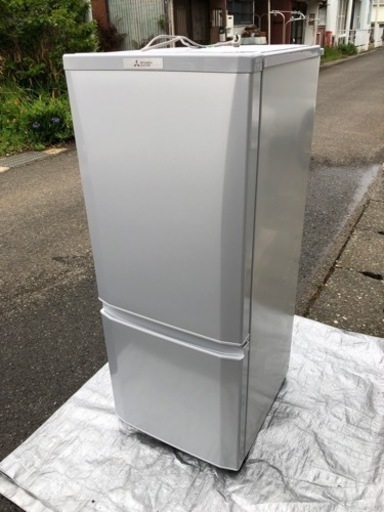 2020年 2ドア冷蔵庫 右開き 三菱 MR-P15E-S1