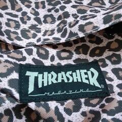 THRASHER リュック　ピンク豹柄　綺麗です。の画像