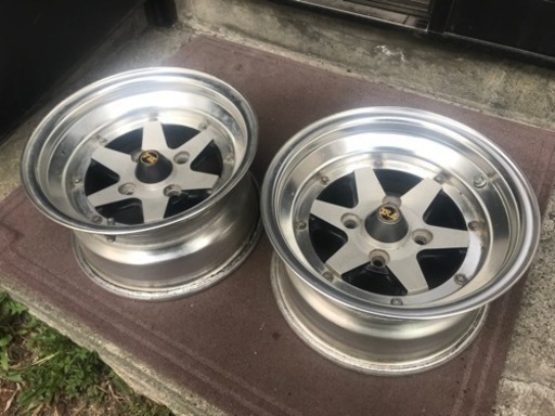 ロンシャン　XR4  14×7.5j -7  4穴　pcd114.3  ハブ径70ミリ　スピードスター　アルミホイール　14インチ　2本