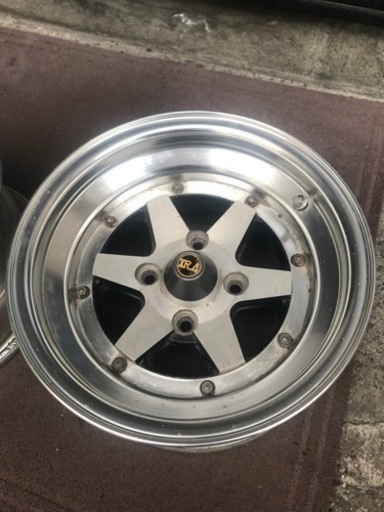 ロンシャン　XR4  14×7.5j -7  4穴　pcd114.3  ハブ径70ミリ　スピードスター　アルミホイール　14インチ　2本