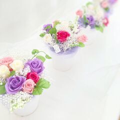 プリザーブドフラワー　レッスン　9月　5日　10月　3日　木曜日　台東区生涯学習センターの画像