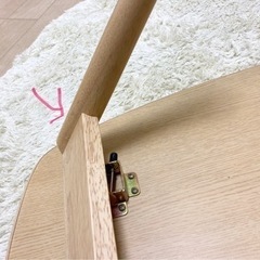 ローテーブル 折りたたみ式 おしゃれ 北欧　中古の画像