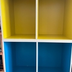 カラーボックス 2つ