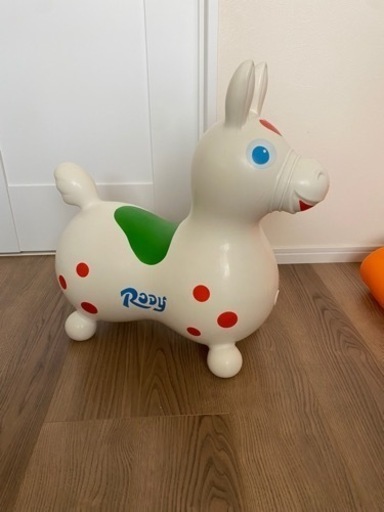 正規品ロディ　子ども用バランスボール　白RODY