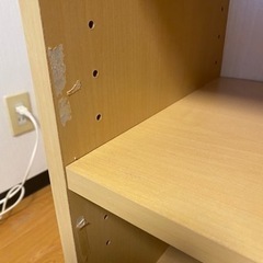 カラーボックス　無料　剥がれ跡ありの画像