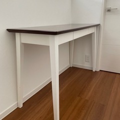 シンプル 省スペース 幅120cm 在宅勤務 リモート 勉強机の画像