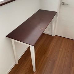 シンプル 省スペース 幅120cm 在宅勤務 リモート 勉強机の画像