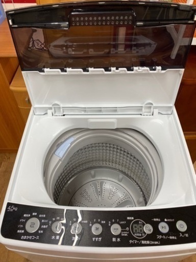 I385 ★ Haier 洗濯機 （4.5㎏）★ 2019年製 ⭐動作確認済⭐クリーニング済