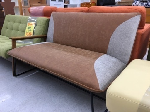 ヴィンテージ風　2人掛けソファー