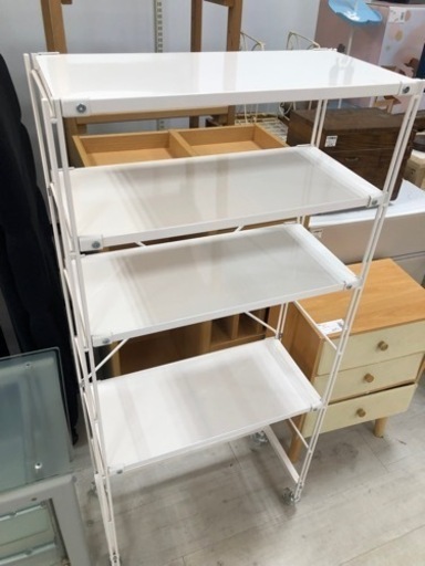 取りに来れる方限定！無印良品のスチールユニットシェルフです！