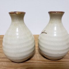 花柄　徳利　一輪挿しにもの画像