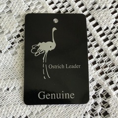 美品‼︎   Ostrich Leader   長財布　袋入り　おすすめ　お買得‼︎   現品限り‼︎の画像