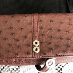 美品‼︎   Ostrich Leader   長財布　袋入り　おすすめ　お買得‼︎   現品限り‼︎の画像