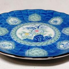✕譲渡済✕　　　　　　  美濃焼 牡丹絵柄平皿 永泉窯（約19cmφ）の画像