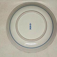 ✕譲渡済✕　　　　　　  美濃焼 牡丹絵柄平皿 永泉窯（約19cmφ）の画像