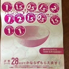 ヤマザキ　春のパンまつりシール15点分