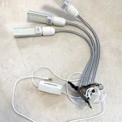 LED 植物育成ホワイトライト 65W　3ヘッド
