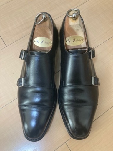 【さいたま市での引き取り】スコッチグレイン ダブルモンクストラップ 24.5㎝