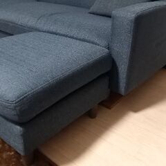 3人掛けソファー（オットマン・クッション付） ※取りに来れる方限定