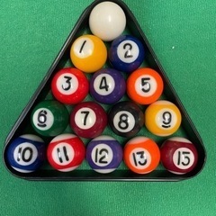 【お値下げ】ミニビリヤード台🌟卓上おもちゃのミニチュアビリヤード台 美品 🌈しげん屋の画像