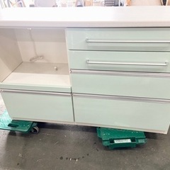 激安‼️美品 オシャレなパールグリーンカラー 松田家具 レンジボ...