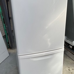 【RKGRE-879】特価！Panasonic/138L 2ドア冷凍冷蔵庫/NR-BW14CJ-W/中古品/2020年製/当社より近隣無料配達！