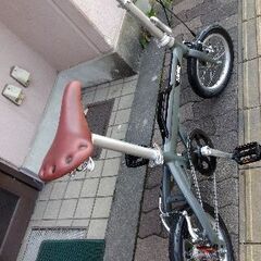 LOG OUTRUNK[ログ アウトランク]14吋 折り畳み自転車 LOG OUTRUNK（ログ アウトランク）-L 14インチ 変速なし