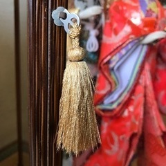 夫婦の「琉球人形」の画像