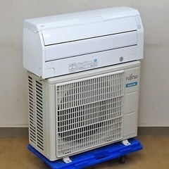 🌸お値打ち‼️19年製FUJITSUノクリア,10~12帖クラス,標準設置工事,本体保証付き‼️                    [商品番号:197]の画像